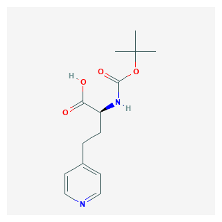 (S)-2-((Tert-Butoxycarbonyl)Amino)-4-(Pyridin-4-Yl)Butanoic Acid