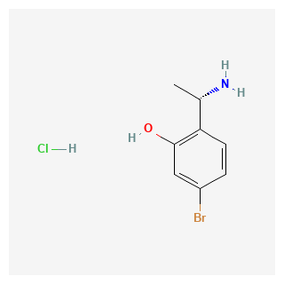 (S)-2-(1-Aminoethyl)-5-bromophenol hydrochloride