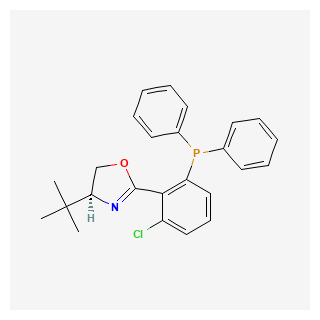 (S)-4-(tert-Butyl)-2-(2-chloro-6-(diphenylphosphaneyl)phenyl)-4,5-dihydrooxazole