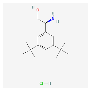 (S)-2-Amino-2-(3,5-di-tert-butylphenyl)ethan-1-ol hydrochloride