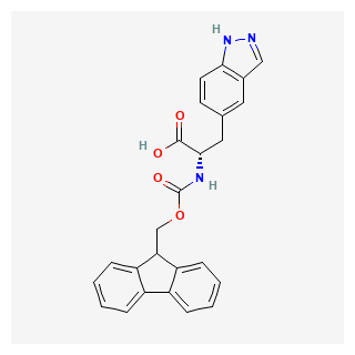 (S)-2-((((9H-Fluoren-9-yl)methoxy)carbonyl)amino)-3-(1H-indazol-5-yl)propanoic acid