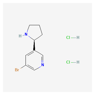 (S)-3-bromo-5-(pyrrolidin-2-yl)pyridine dihydrochloride