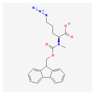 (S)-2-((((9H-Fluoren-9-yl)methoxy)carbonyl)(methyl)amino)-5-azidopentanoic acid