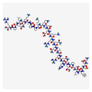 Glycyl-L-seryl-L-seryl-L-phenylalanyl-L-leucyl-L-seryl-L-prolyl-L-α-glutamyl-L-histidyl-L-glutaminyl-L-arginyl-L-valyl-L-glutaminyl-L-glutaminyl-L-arginyl-L-lysyl-L-α-glutamyl-L-seryl-L-lysyl-L-lysyl-L-prolyl-L-prolyl-L-alanyl-L-lysyl-L-leucyl-L-glutaminy