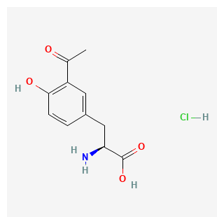 (S)-3-(3-Acetyl-4-hydroxyphenyl)-2-aminopropanoic acid hydrochloride