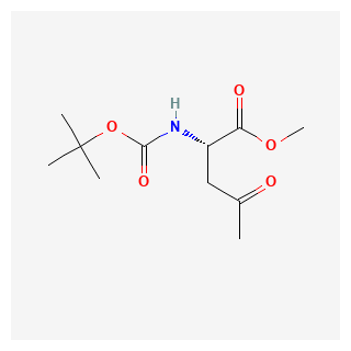(S)-Methyl 2-((tert-butoxycarbonyl)amino)-4-oxopentanoate