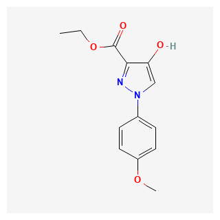 ETHYL 4-HYDROXY-1-(4-METHOXYPHENYL)-1H-PYRAZOLE-3-CARBOXYLATE