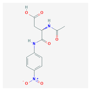 (S)-3-Acetamido-4-((4-nitrophenyl)amino)-4-oxobutanoic acid