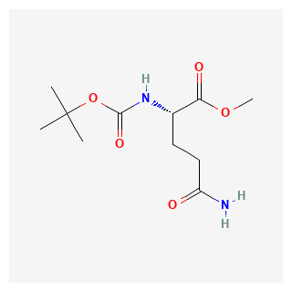 (S)-Methyl 5-amino-2-((tert-butoxycarbonyl)amino)-5-oxopentanoate