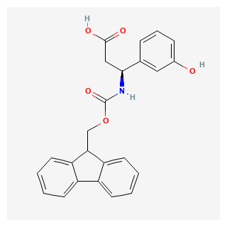 (S)-3-((((9H-Fluoren-9-yl)methoxy)carbonyl)amino)-3-(3-hydroxyphenyl)propanoic acid