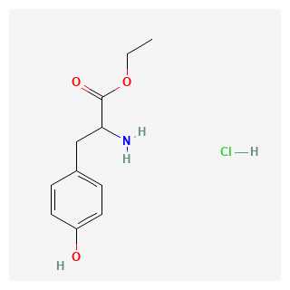 (S)-Ethyl 2-amino-3-(4-hydroxyphenyl)propanoate hydrochloride