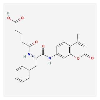 (S)-5-((1-((4-Methyl-2-oxo-2H-chromen-7-yl)amino)-1-oxo-3-phenylpropan-2-yl)amino)-5-oxopentanoic acid