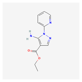 Ethyl 5-amino-1-(pyridin-2-yl);-1H-pyrazole-4-carboxylate