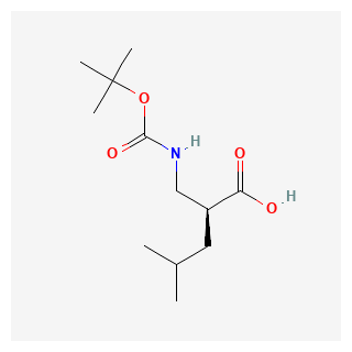 (S)-2-(((tert-Butoxycarbonyl)amino)methyl)-4-methylpentanoic acid