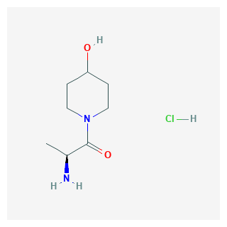 (S)-2-Amino-1-(4-hydroxypiperidin-1-yl)propan-1-one hydrochloride