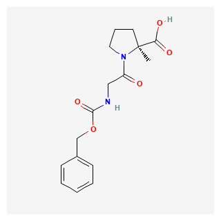 (S)-1-(((Benzyloxy)Carbonyl)Glycyl)-2-Methylpyrrolidine-2-Carboxylic Acid