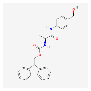 (S)-(9H-Fluoren-9-yl)methyl (1-((4-(hydroxymethyl)phenyl)amino)-1-oxopropan-2-yl)carbamate