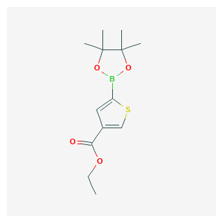 Ethyl 5-(4,4,5,5-Tetramethyl-1,3,2-Dioxaborolan-2-Yl)Thiophene-3-Carboxylate